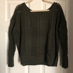 Olive green sweater